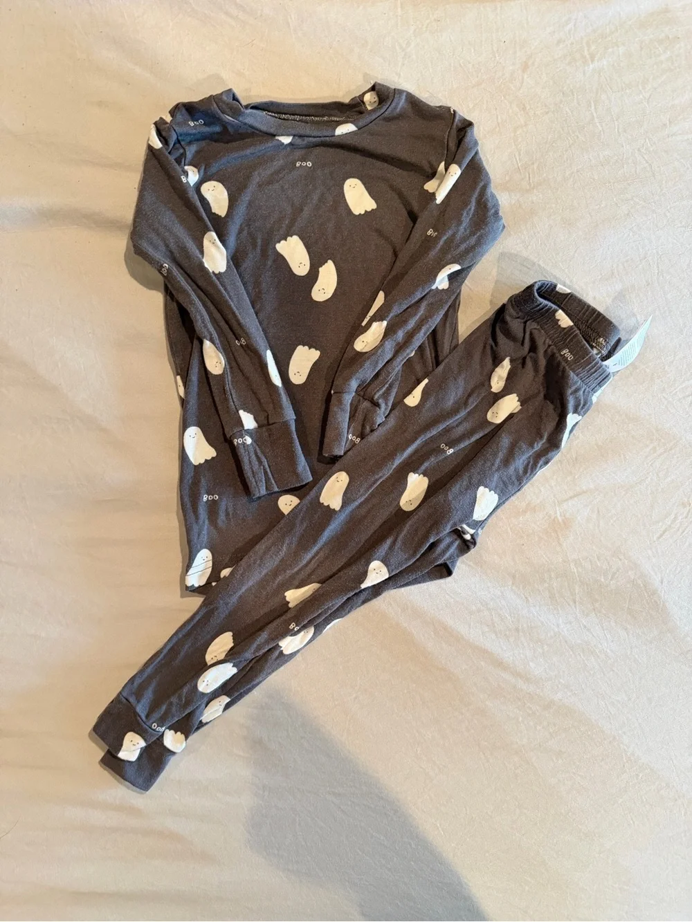 Carter's Charcoal Gray Ghost Print Pajama Set